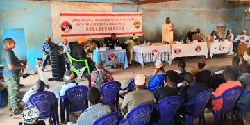 Boké: Le Consortium SMB-Winning forme 200 éleveurs de Dabiss, Kolaboui et Malapouya sur les techniques de fabrication du bloc multi-nutritionnel (BMN)