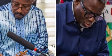 Mohamed Lamine Sy Savané et Mourana Soumah lancent un projet majeur pour les sièges de l’ANSUTEN et de l’ANSSI