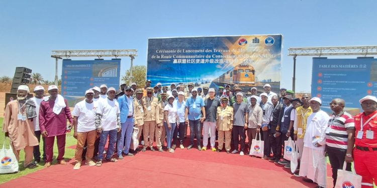 Boké: Le Consortium SMB-Winning lance les travaux de pavage de sa route communautaire pour désenclaver plus de 100 villages