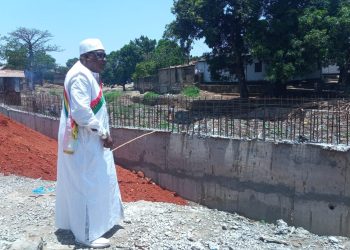 Kindia : le président de la Délégation spéciale Elhadj Dyangoh Cissé en tournée sur les infrastructures urbaines