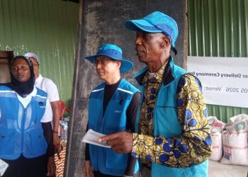 Boké-Agriculture: L&rsquo;ONG Sud-Coréenne accompagne les producteurs de quatre (4) de la CR de Tanènè en Semence du riz tongile et en engrais NPK triple 15