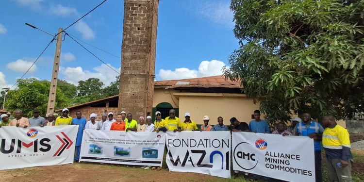 COMMUNIQUÉ DE PRESSE: Boké 26/06/2026 : À Tanènè, le groupe UMS s&rsquo;engage pour la reconstruction de la mosquée Masdjid Firdaouss de Hamdallaye.