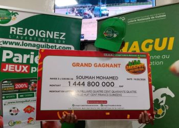 De 4 000 GNF à plus d’1,4 milliard : Mohamed Soumah réalise le rêve de toute une vie grâce à la LONAGUI