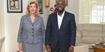 Rencontre de haut niveau à Abidjan : Bakary Diaby reçu par la Première Dame Dominique Ouattara