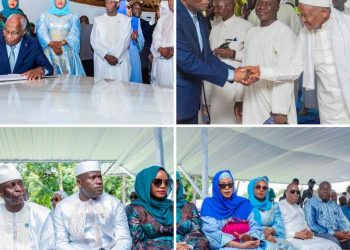 Aux Cases de Bellevue : le Premier ministre Amadou Oury Bah salue la mémoire de Hadja Andrée Touré
