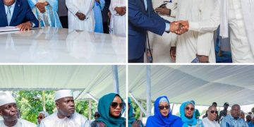 Aux Cases de Bellevue : le Premier ministre Amadou Oury Bah salue la mémoire de Hadja Andrée Touré