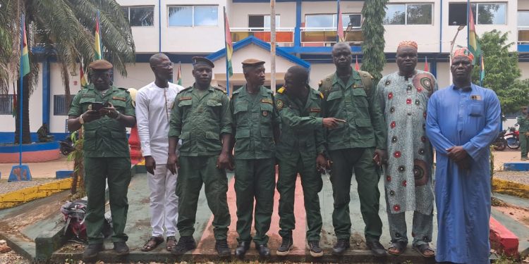 Boké-Environnement: Les nouveaux Chefs des unités régionale et préfectorale de la Brigade contre la criminalité faunique et floristique prennent fonction