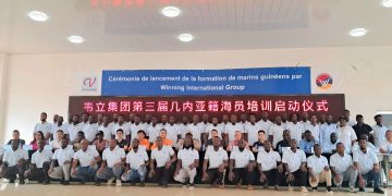 Boké: Le Consortium SMB-Winning lance la 3ème Session de formation de 50 stagiaires Marins guinéens