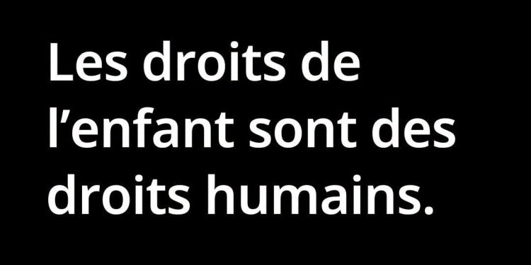 Les droits des enfants sont des droits humains : l&rsquo;UNICEF appelle à une mobilisation mondiale