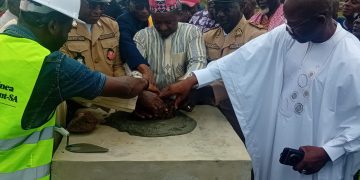 Kindia : la première pierre du Musée régional posée à Friguiagbé, un projet majeur pour la sauvegarde du patrimoine culturel