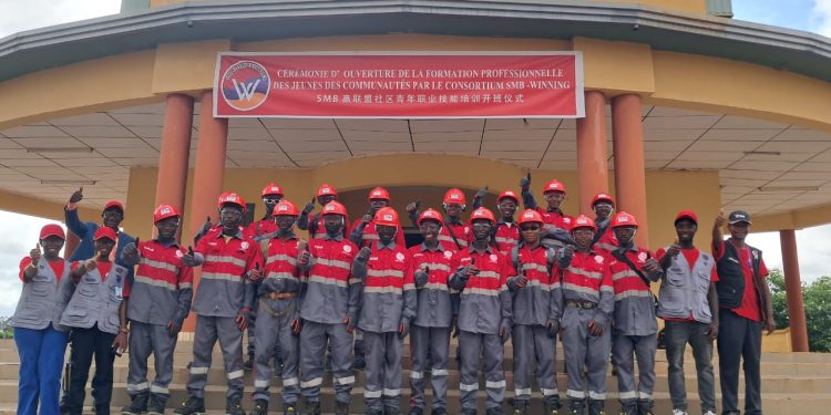 Boké: Le Consortium SMB-Winning lance la formation de deux (2) mois pour 73 jeunes des communautés de Boké et Télimélé