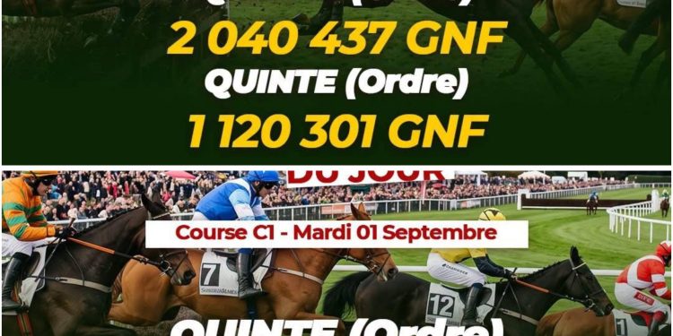 LONAGUI : des cagnottes exceptionnelles pour le Quinté et le Quarté du mardi 1er septembre