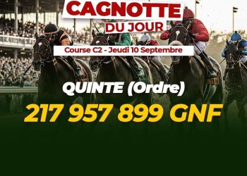 LONAGUI : le Quinté du jour affiche une cagnotte de 217 957 899 GNF