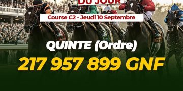 LONAGUI : le Quinté du jour affiche une cagnotte de 217 957 899 GNF