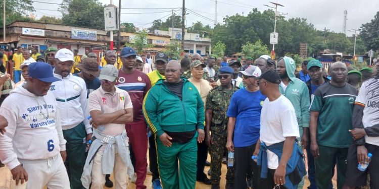 Boké/vers 2 octobre 2026: civils et Militaires marchent pour la Patrie